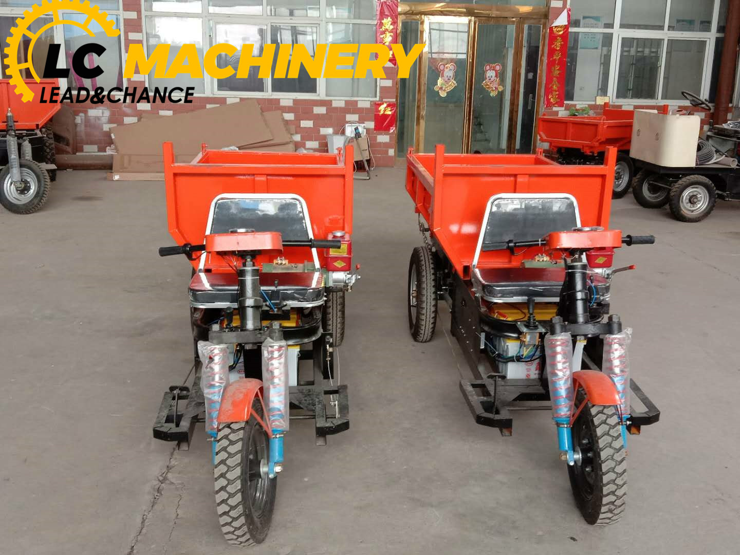 北京用户定制紧凑型1吨电动三轮自卸车制作完成
